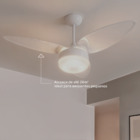 Ventilador de Teto com Controle Remoto Ventisol Easy Eco Inverter 3 Pás 105 cm Branco Bivolt