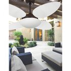 Ventilador De Teto Corten Vr42 Pétalo Palmae Volare Branco