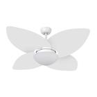 Ventilador De Teto Dormamu Branco Fosco 4 Pás Branco 127v
