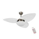 Ventilador De Teto Dormamu Bronze 3 Pás Palmae Branco 127v Co