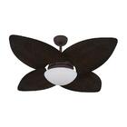 Ventilador De Teto Dormamu Marrom Texturizado 4 Pás Palmae Ta