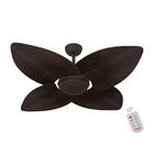 Ventilador De Teto Dormamu Marrom Texturizado Office 4 Pás Ta