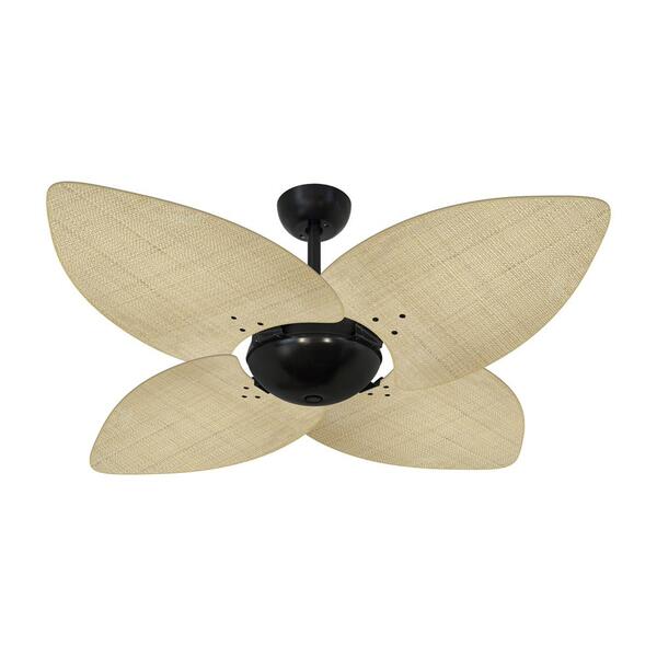 Ventilador De Teto Dormamu Nero Office 4 Pás Palmae Natural 2
