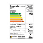 Ventilador de Teto Aliseu Duo Aço/Policarbonato Preto 2 pás 250V (220V)