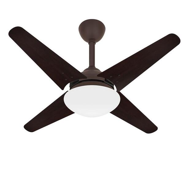 Ventilador De Teto Econômico Breeze Marrom 4 Pás Ventax 220v