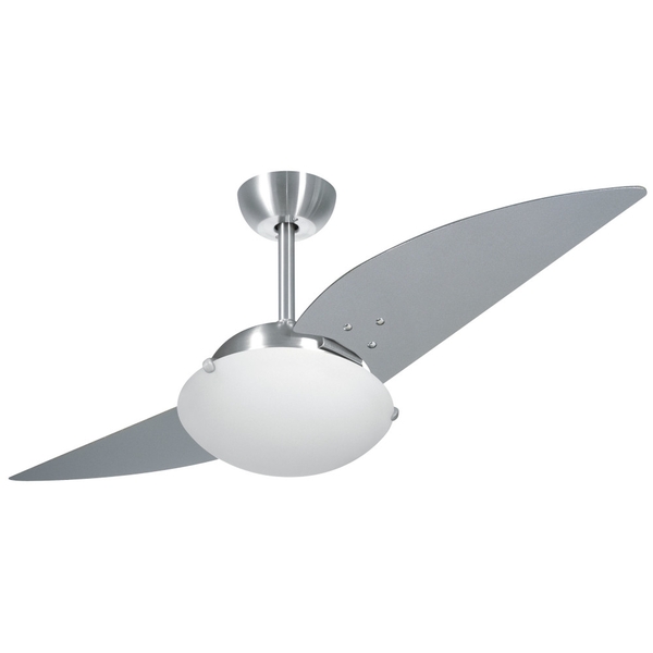 Ventilador de Teto Escovado 2 Pás Turbo Titânio 127V