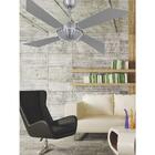 Ventilador de Teto Escovado 4 Pás Tech Office Titânio 220V