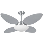 Ventilador de Teto Escovado 4 Pás VR42 Petalo Titânio 220V