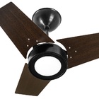 Ventilador De Teto Fit Led Venti-delta Preto/tb 110v+controle