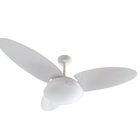 Ventilador De Teto Giravento Egito Super Branco Pás Omega Con