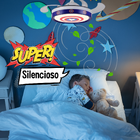 Ventilador de Teto Infantil 1368 com Abas Retráteis, Luz LED