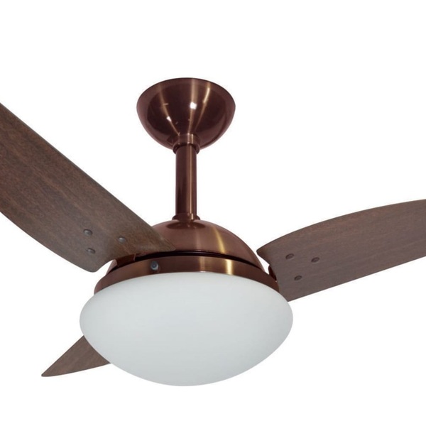 Ventilador De Teto Infinity Classic Chocolate 3 Pás Mdf Tb 22
