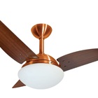 Ventilador De Teto Infinity Classic Cobre 3 Pás Mdf Tb 110v+c
