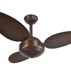 Ventilador De Teto Infinity Commerce Colonial Marrom 3 Pás Md