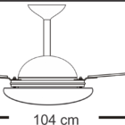 Ventilador De Teto Infinity Evolution Led 6000k 3p Mdf Branca