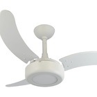 Ventilador De Teto Infinity Lux Led 3000k Branco 3 Pás Mdf Bc