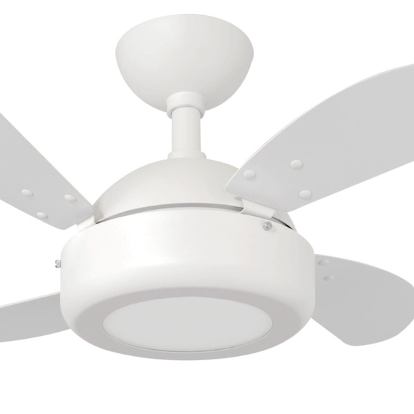 Ventilador De Teto Infinity Lux Led 6000k Mini Branco 4 Pás M