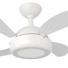 Ventilador De Teto Infinity Lux Led 6000k Mini Branco 4 Pás M