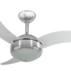 Ventilador De Teto Infinity Max Cromo 3 Pás Mdf Br 220v+contr