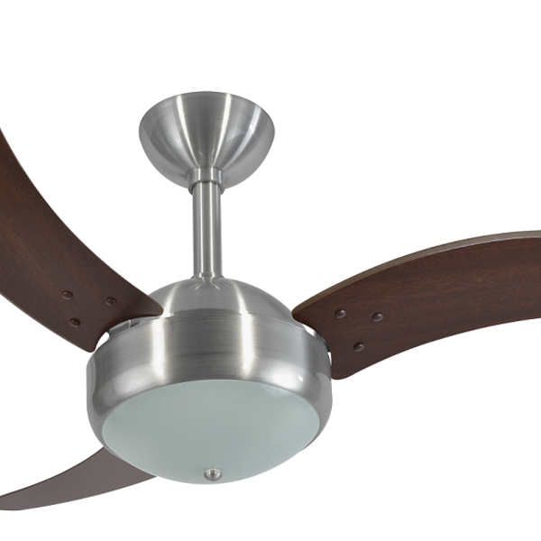 Ventilador De Teto Infinity Max Escovado 3 Pás Mdf Tb 110v+co