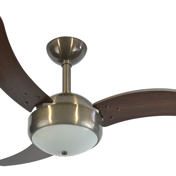 Ventilador De Teto Infinity Max Fumê 3 Pás Mdf Tb 110v+contro