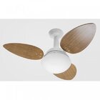 Ventilador De Teto Jet 220v 130w Venti-delta Branco/mogno