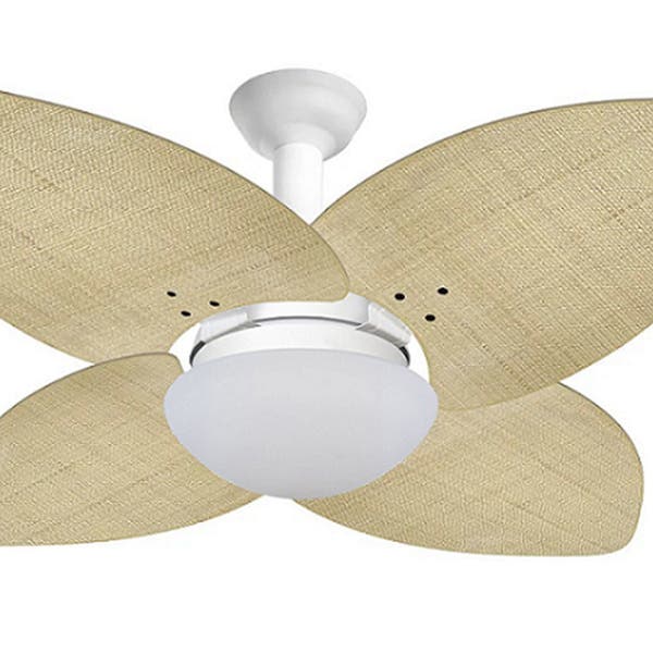 Ventilador De Teto Jet Aspen Venti-delta Branco Rattan Natural 110v ...