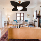 Ventilador De Teto Jet Aspen Venti-delta Cobre Rattan Marrom