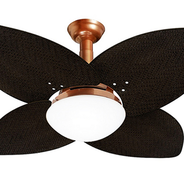 Ventilador De Teto Jet Aspen Venti-delta Cobre Rattan Marrom