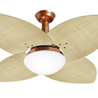 Ventilador De Teto Jet Aspen Venti-delta Cobre Rattan Natural