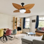 Ventilador De Teto Jet Aspen Venti-delta Prata 4pás Freijó 22