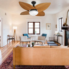 Ventilador De Teto Jet Aspen Venti-delta Preto Freijó 220v