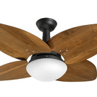 Ventilador De Teto Jet Aspen Venti-delta Preto Imbuia 110v