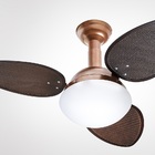 Ventilador De Teto Jet Pétalo Venti-delta Cobre 3pás Rattan C