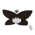 Ventilador De Teto Kovalski Bronze 4 Pás Palmae Tabaco 127v C
