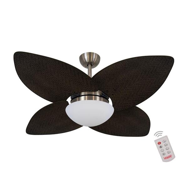 Ventilador De Teto Kovalski Bronze 4 Pás Palmae Tabaco 127v C