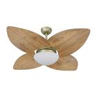 Ventilador De Teto Kovalski Gold 4 Pás Rádica Freijó 127v