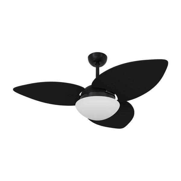 Ventilador De Teto Kovalski Nero 3 Pás Preto 127v