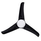 Ventilador de Teto LED 3 pás Black Piano Slim Aliseu 220V