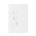 Ventilador de Teto LED 3 Pás Branco Slim Aliseu 220V