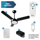 Ventilador De Teto Led Com Controle Remoto Original Tron Pás