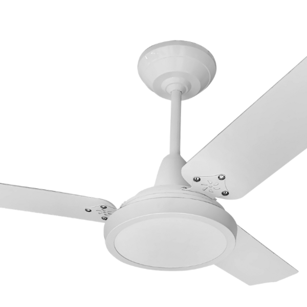 Ventilador De Teto Loren Sid Lumi Led Branco 127v
