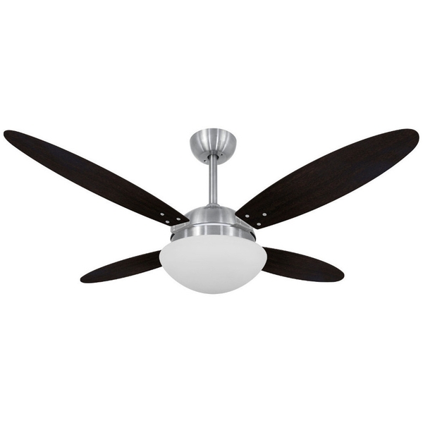 Ventilador De Teto Luna Branco Ou Tabaco 127v