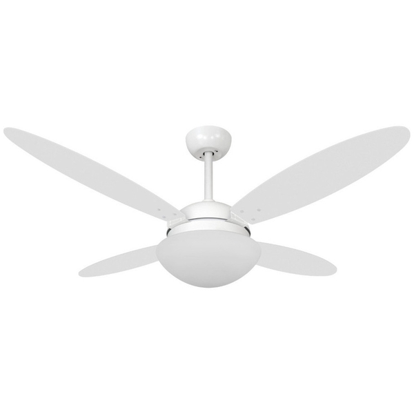 Ventilador De Teto Luna Branco Ou Tabaco 220v