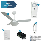 Ventilador De Teto Lustre Com Controle Remoto Original Tron P