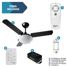 Ventilador De Teto Lustre Com Controle Remoto Original Tron P