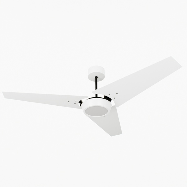 Ventilador De Teto Natuvent Callis Led 3 Pás Madeira Branco 3