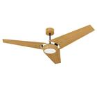 Ventilador De Teto Natuvent Callis Led 3 Pás Madeira Freijó 4