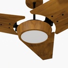 Ventilador De Teto Natuvent Callis Led 3 Pás Madeira Imbuia 6