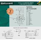 Ventilador De Teto Natuvent Callis Led 3 Pás Madeira Teca - 4